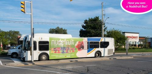 Nudefruit bus ad