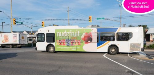 Nudefruit bus ad