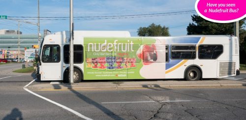 Nudefruit bus ad